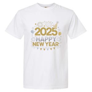 2025 Happy New Year Celebration Party Lover Family Matching Garment-Dyed Heavyweight T-Shirt