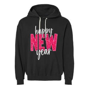 2025 Happy New Year Celebration 2025 Party Family Matching Garment-Dyed Fleece Hoodie