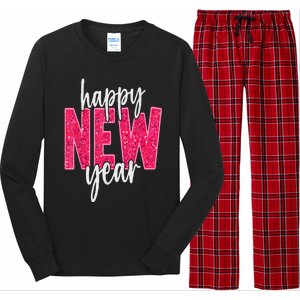 2025 Happy New Year Celebration 2025 Party Family Matching Long Sleeve Pajama Set