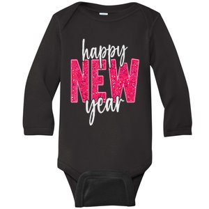 2025 Happy New Year Celebration 2025 Party Family Matching Baby Long Sleeve Bodysuit