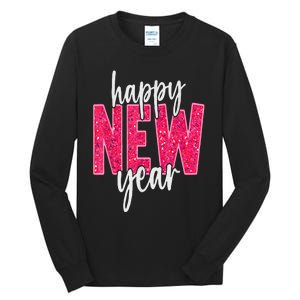 2025 Happy New Year Celebration 2025 Party Family Matching Tall Long Sleeve T-Shirt