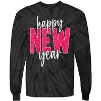 2025 Happy New Year Celebration 2025 Party Family Matching Tie-Dye Long Sleeve Shirt