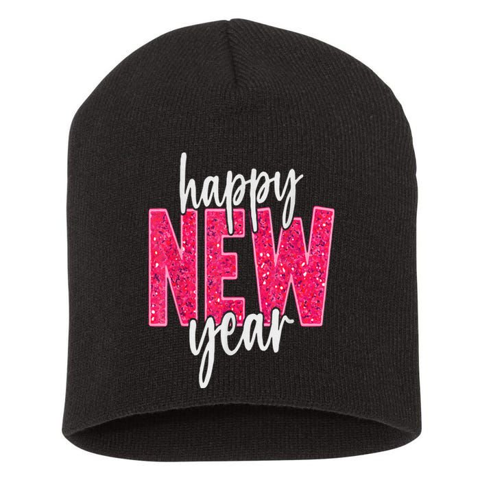 2025 Happy New Year Celebration 2025 Party Family Matching Short Acrylic Beanie