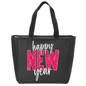 2025 Happy New Year Celebration 2025 Party Family Matching Zip Tote Bag