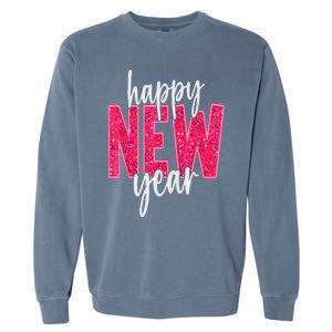 2025 Happy New Year Celebration 2025 Party Family Matching Garment-Dyed Sweatshirt