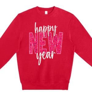 2025 Happy New Year Celebration 2025 Party Family Matching Premium Crewneck Sweatshirt