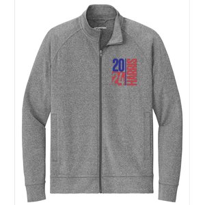 2024 Harris President Kamala Harris 2024  Madam President Kamala Harris  I Am Stretch Full-Zip Cadet Jacket