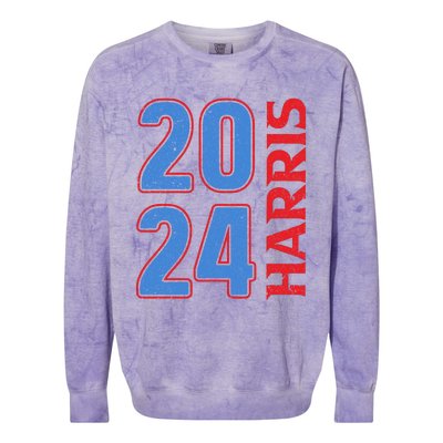 2024 Harris Support Graphics Colorblast Crewneck Sweatshirt