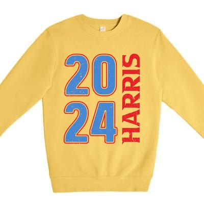 2024 Harris Support Graphics Premium Crewneck Sweatshirt