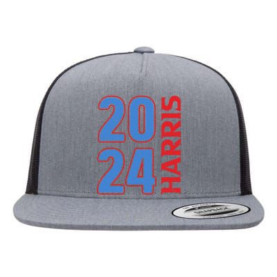 2024 Harris Support Graphics Flat Bill Trucker Hat