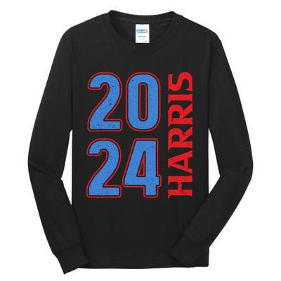 2024 Harris Support Graphics Tall Long Sleeve T-Shirt