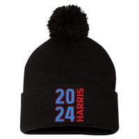 2024 Harris Support Graphics Pom Pom 12in Knit Beanie