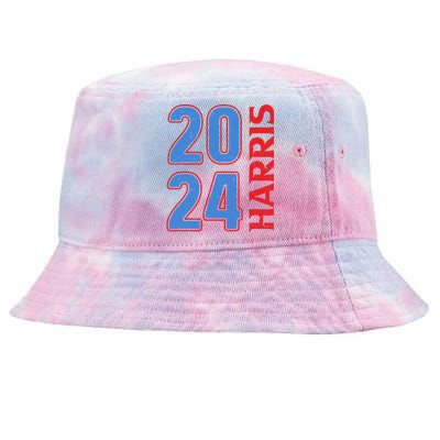 2024 Harris Support Graphics Tie-Dyed Bucket Hat