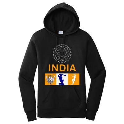 2024 India Cricket Jersey India Cricket In Usa Women's Pullover Hoodie