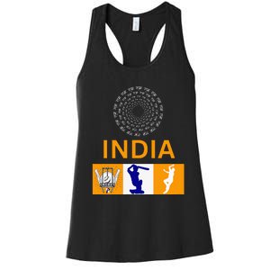 2024 India Cricket Jersey India Cricket In Usa Women's Racerback Tank