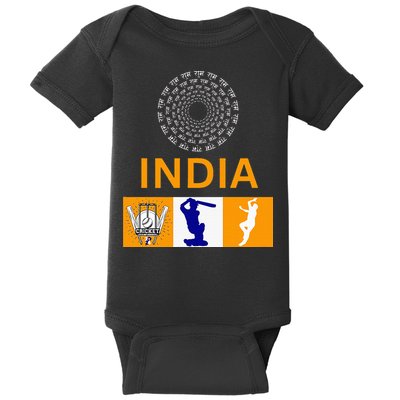 2024 India Cricket Jersey India Cricket In Usa Baby Bodysuit