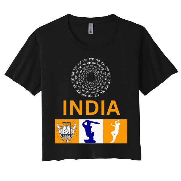 2024 India Cricket Jersey India Cricket In Usa Crop Top