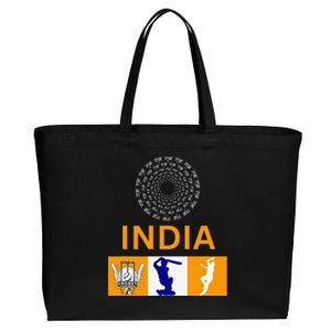 2024 India Cricket Jersey India Cricket In Usa Cotton Canvas Jumbo Tote