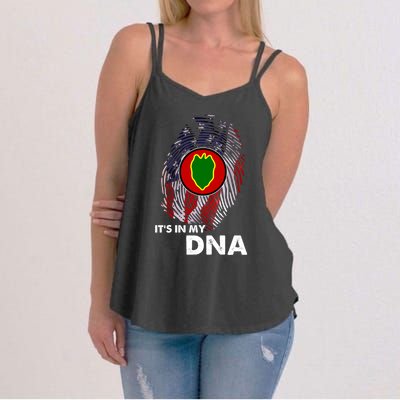 24th Infantry Division Veteran Day Soldier Military Xmas Gift Women's Strappy Tank