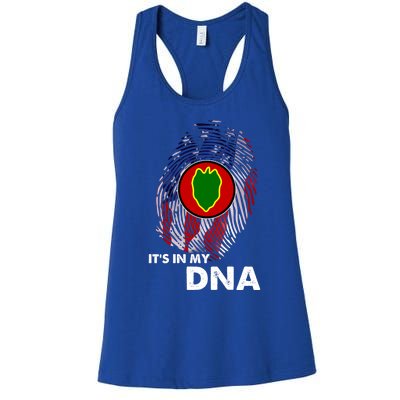 24th Infantry Division Veteran Day Soldier Military Xmas Gift Women's Racerback Tank