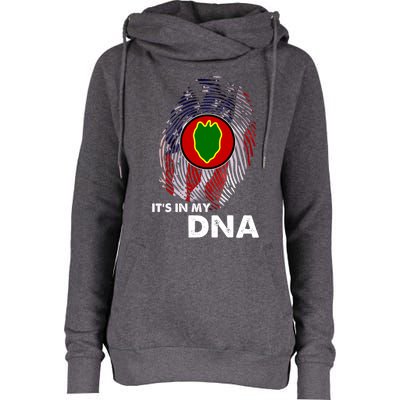 24th Infantry Division Veteran Day Soldier Military Xmas Gift Womens Funnel Neck Pullover Hood