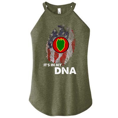 24th Infantry Division Veteran Day Soldier Military Xmas Gift Women's Perfect Tri Rocker Tank