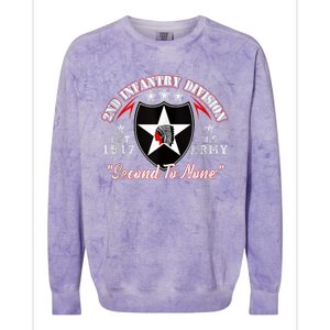 2nd Infantry Division Shirts Second To None Colorblast Crewneck Sweatshirt