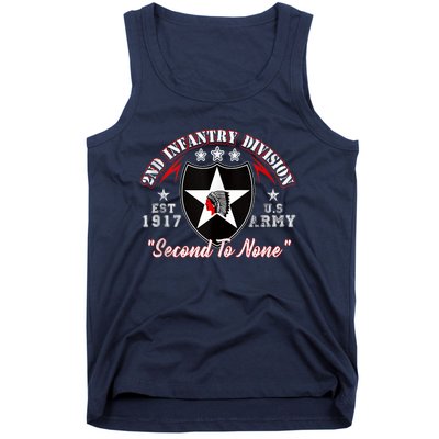 2nd Infantry Division Shirts Second To None Tank Top