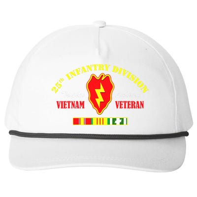 25th Infantry Division Vietnam Veteran Tropic Lightning Snapback Five-Panel Rope Hat