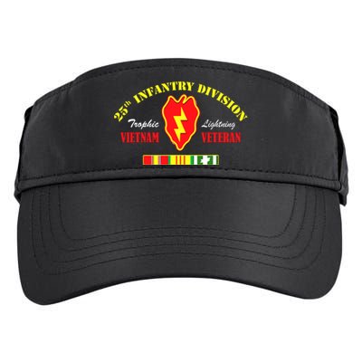 25th Infantry Division Vietnam Veteran Tropic Lightning Adult Drive Performance Visor