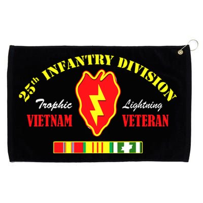 25th Infantry Division Vietnam Veteran Tropic Lightning Grommeted Golf Towel