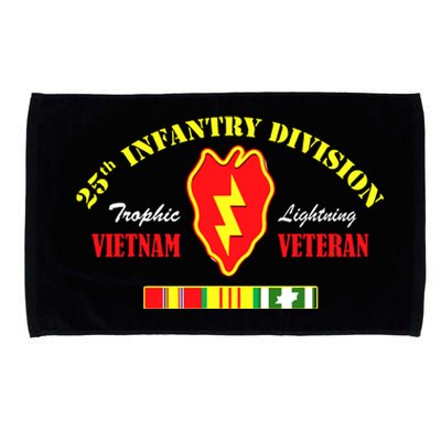 25th Infantry Division Vietnam Veteran Tropic Lightning Microfiber Hand Towel