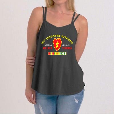 25th Infantry Division Vietnam Veteran Tropic Lightning Women's Strappy Tank