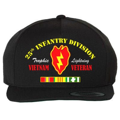 25th Infantry Division Vietnam Veteran Tropic Lightning Wool Snapback Cap