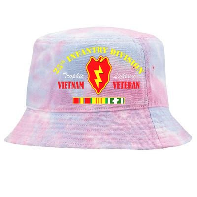 25th Infantry Division Vietnam Veteran Tropic Lightning Tie-Dyed Bucket Hat