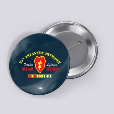 25th Infantry Division Vietnam Veteran Tropic Lightning Button