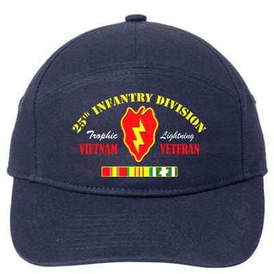 25th Infantry Division Vietnam Veteran Tropic Lightning 7-Panel Snapback Hat