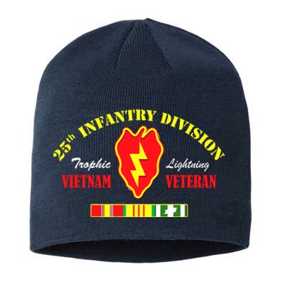 25th Infantry Division Vietnam Veteran Tropic Lightning Sustainable Beanie