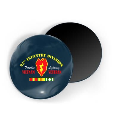 25th Infantry Division Vietnam Veteran Tropic Lightning Magnet