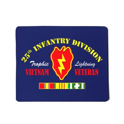 25th Infantry Division Vietnam Veteran Tropic Lightning Mousepad