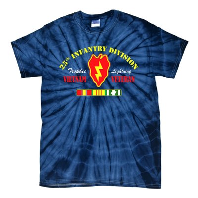 25th Infantry Division Vietnam Veteran Tropic Lightning Tie-Dye T-Shirt