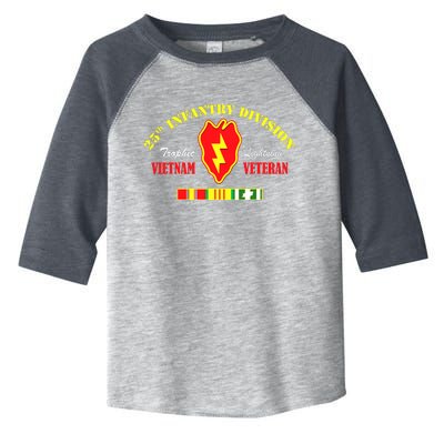 25th Infantry Division Vietnam Veteran Tropic Lightning Toddler Fine Jersey T-Shirt