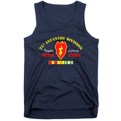 25th Infantry Division Vietnam Veteran Tropic Lightning Tank Top