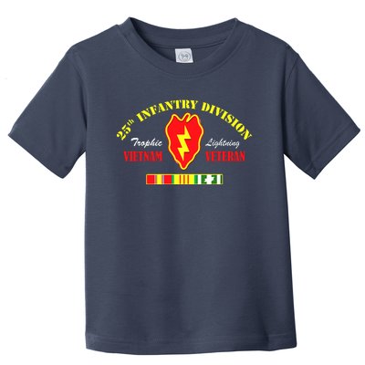 25th Infantry Division Vietnam Veteran Tropic Lightning Toddler T-Shirt