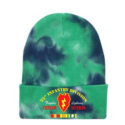 25th Infantry Division Vietnam Veteran Tropic Lightning Tie Dye 12in Knit Beanie