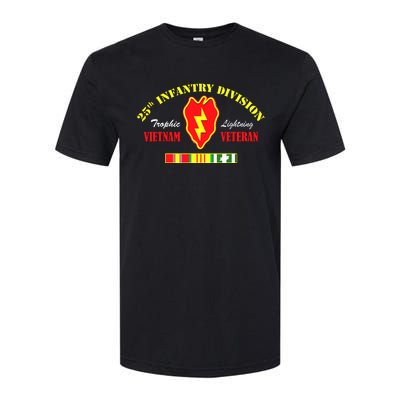 25th Infantry Division Vietnam Veteran Tropic Lightning Softstyle CVC T-Shirt