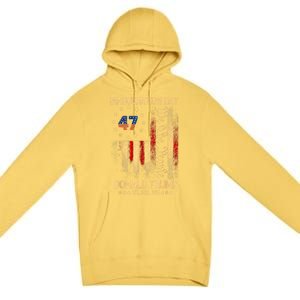 2025 Inauguration Day We The People President Trump 47 Premium Pullover Hoodie