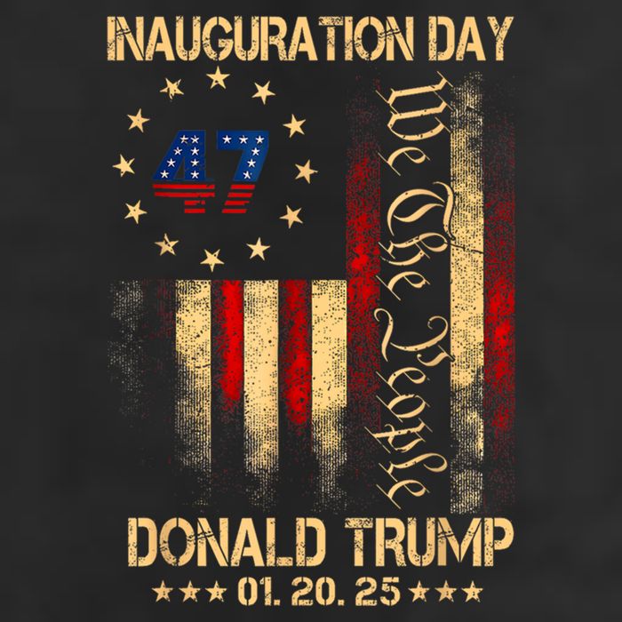 2025 Inauguration Day We The People President Trump 47 7 Panel Mesh Trucker Snapback Hat