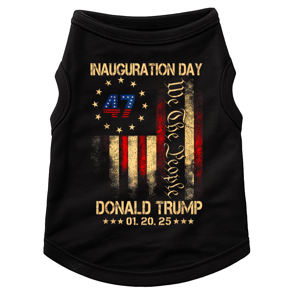 2025 Inauguration Day We The People President Trump 47 Doggie Tank