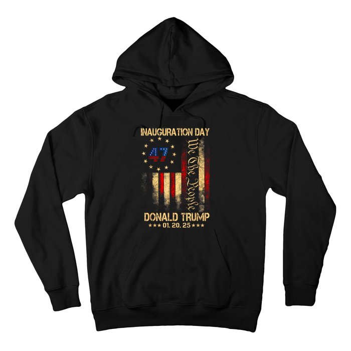 2025 Inauguration Day We The People President Trump 47 Hoodie